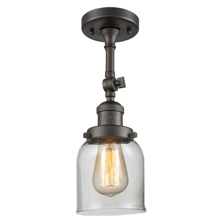 Innovations Lighting One Light Vintage Dimmable Led Semi-Flush Mount 201F-OB-G52-LED